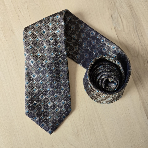 NWT! 🇨🇦DION Brown and Blue Tid - Picture 2 of 6